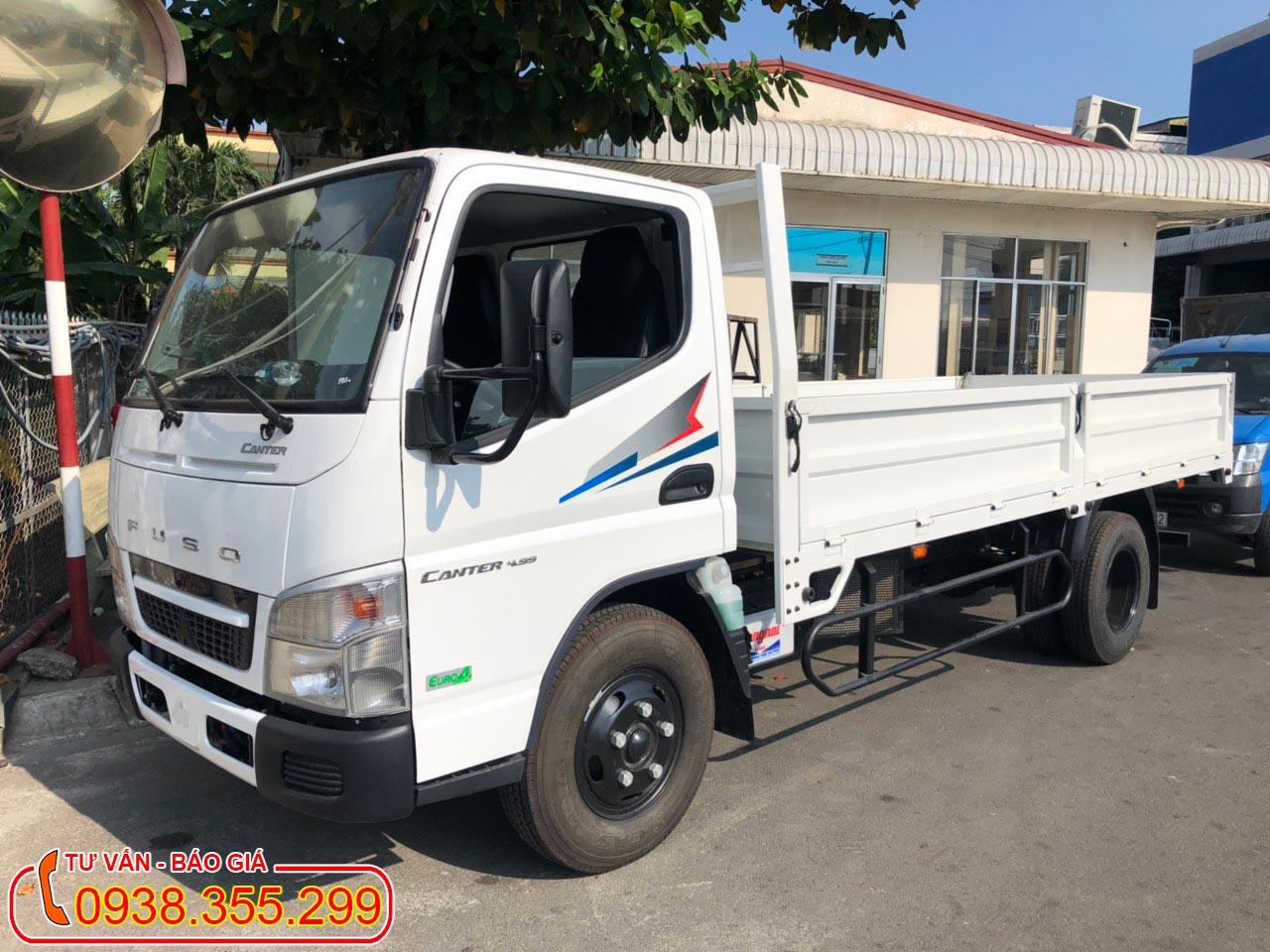 MITSUBISHI FUSO CANTER TF 49 TẢI 2 TẤN THÙNG MUI BẠT DÀI 445 MÉT  Ô TÔ  TRƯỜNG HẢI BÌNH THUẬN XE TẢI BÌNH THUẬN THACO BÌNH THUẬN