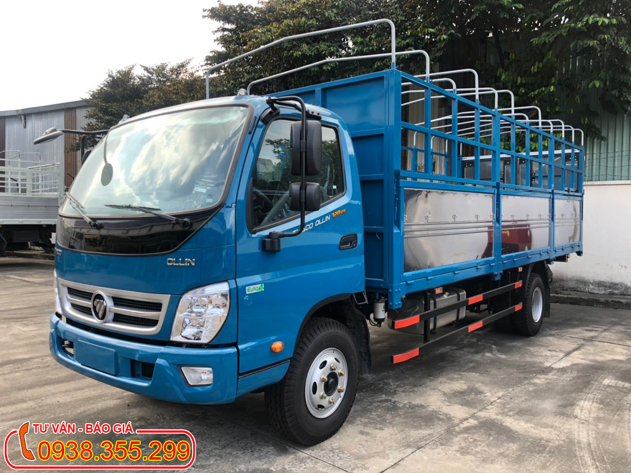 Xe tải Thaco Ollin S720  Thùng kín  Tải 71 tấn