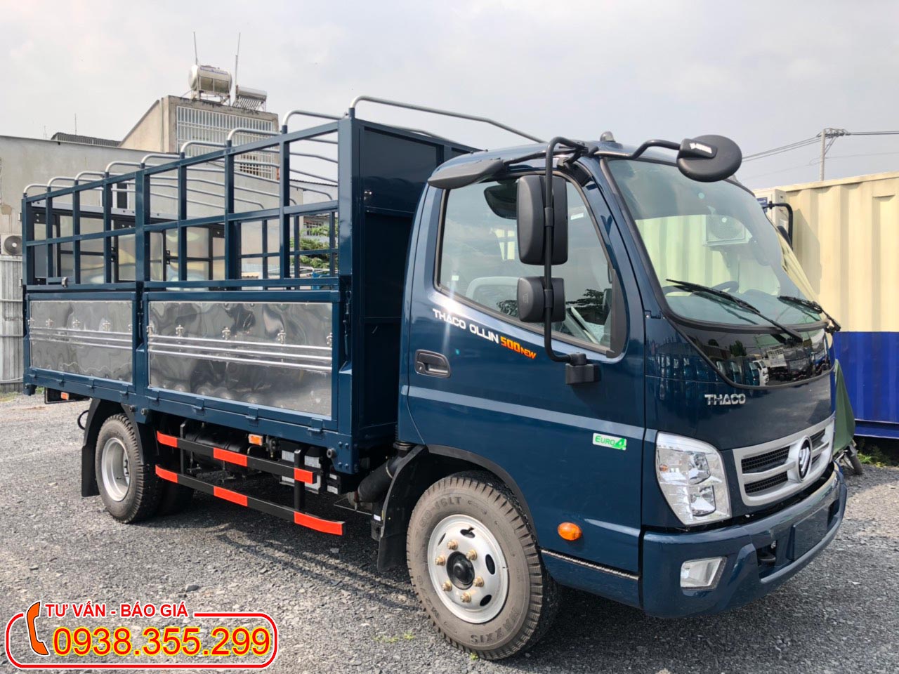 Xe tải Thaco Ollin 490  Thùng Kín  21 tấn  động cơ công nghệ Isuzu   Thaco Thủ Đức